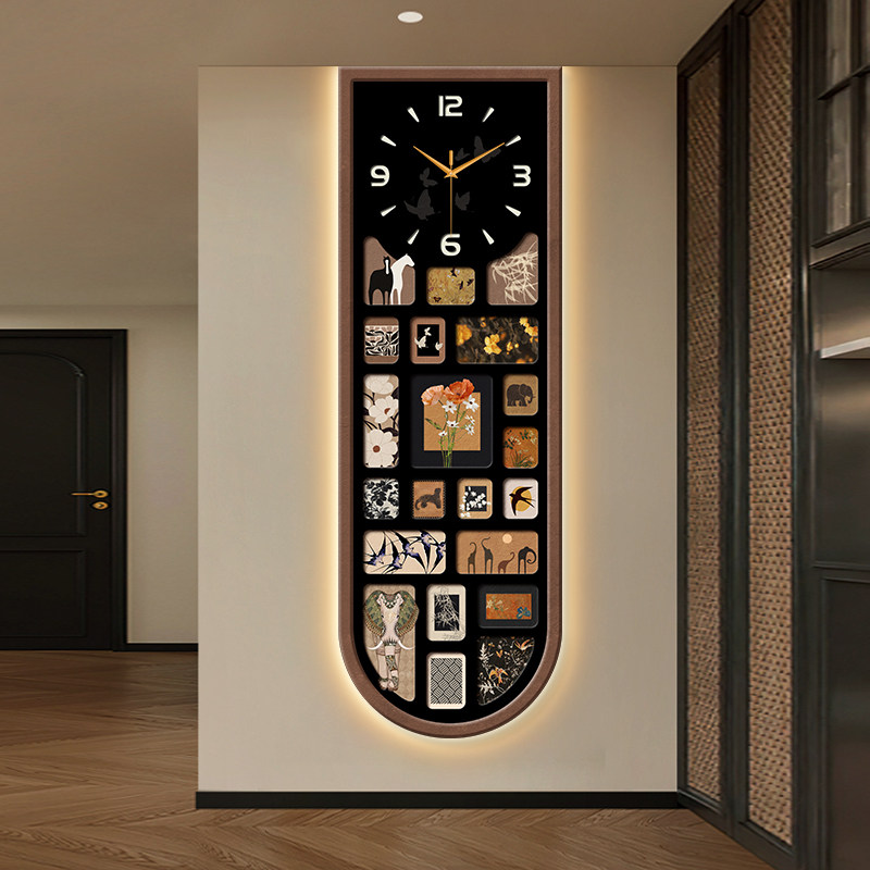 Vertical Security Wall Clock U - Luxury Lifestyle Aesthetic recension och pris
