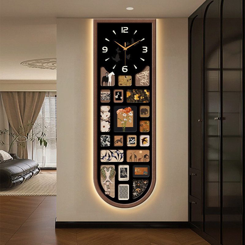 Vertical Security Wall Clock U - Luxury Lifestyle Aesthetic recension och pris