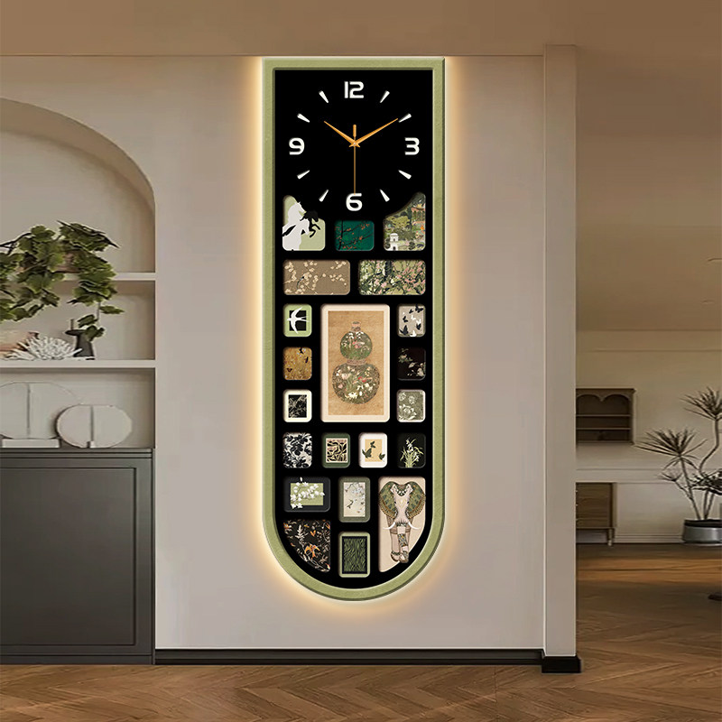 Vertical Security Wall Clock U - Luxury Lifestyle Aesthetic recension och pris