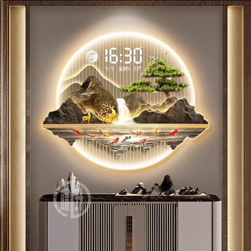 Chinese Style Design Wall Cloc - Luxury Lifestyle Aesthetic recension och pris