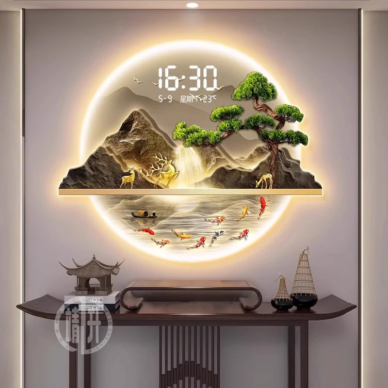 Chinese Style Design Wall Cloc - Luxury Lifestyle Aesthetic recension och pris