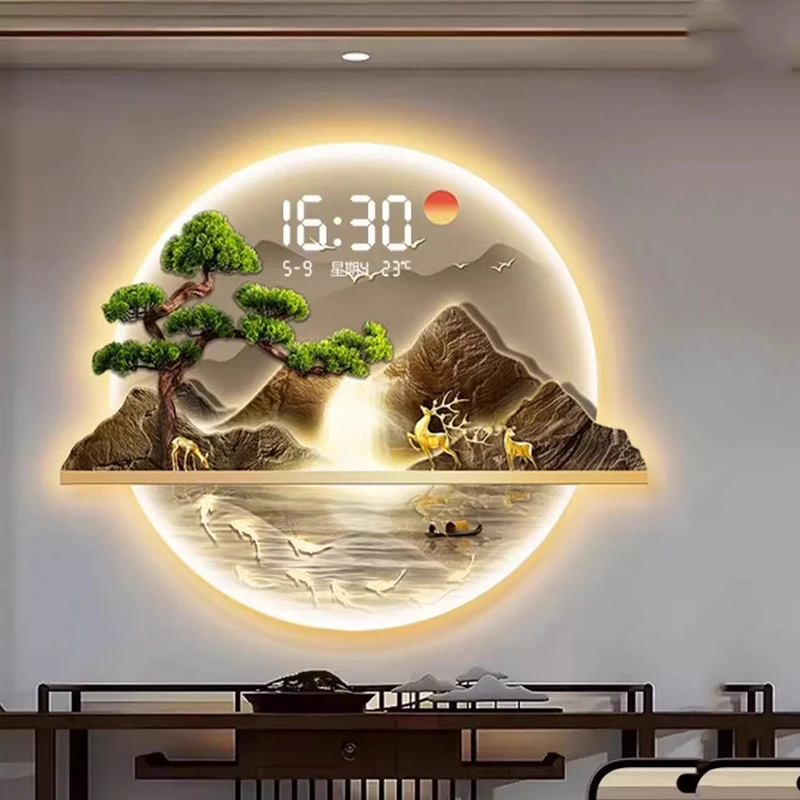 Chinese Style Design Wall Cloc - Luxury Lifestyle Aesthetic recension och pris