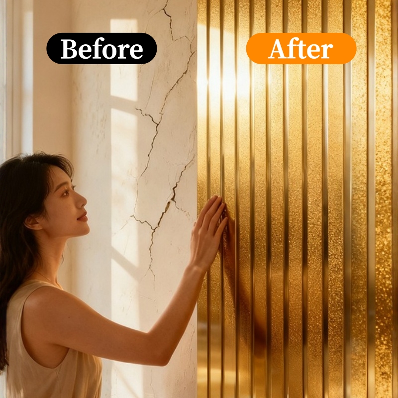Luxury Gold Stripe Contact Pap - Luxury Lifestyle Wallpaper recension och pris