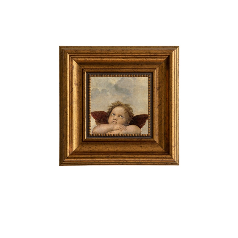 Retro Painting Frame Living Ro - Luxury Lifestyle Wallpaper recension och pris