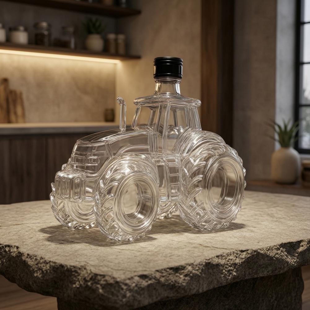 Tractor Shaped Whiskey Glass D - Glass Decanter Whiskey recension och pris