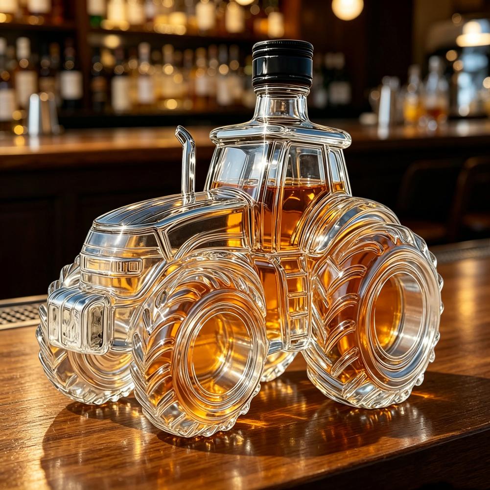 Tractor Shaped Whiskey Glass D - Glass Decanter Whiskey recension och pris
