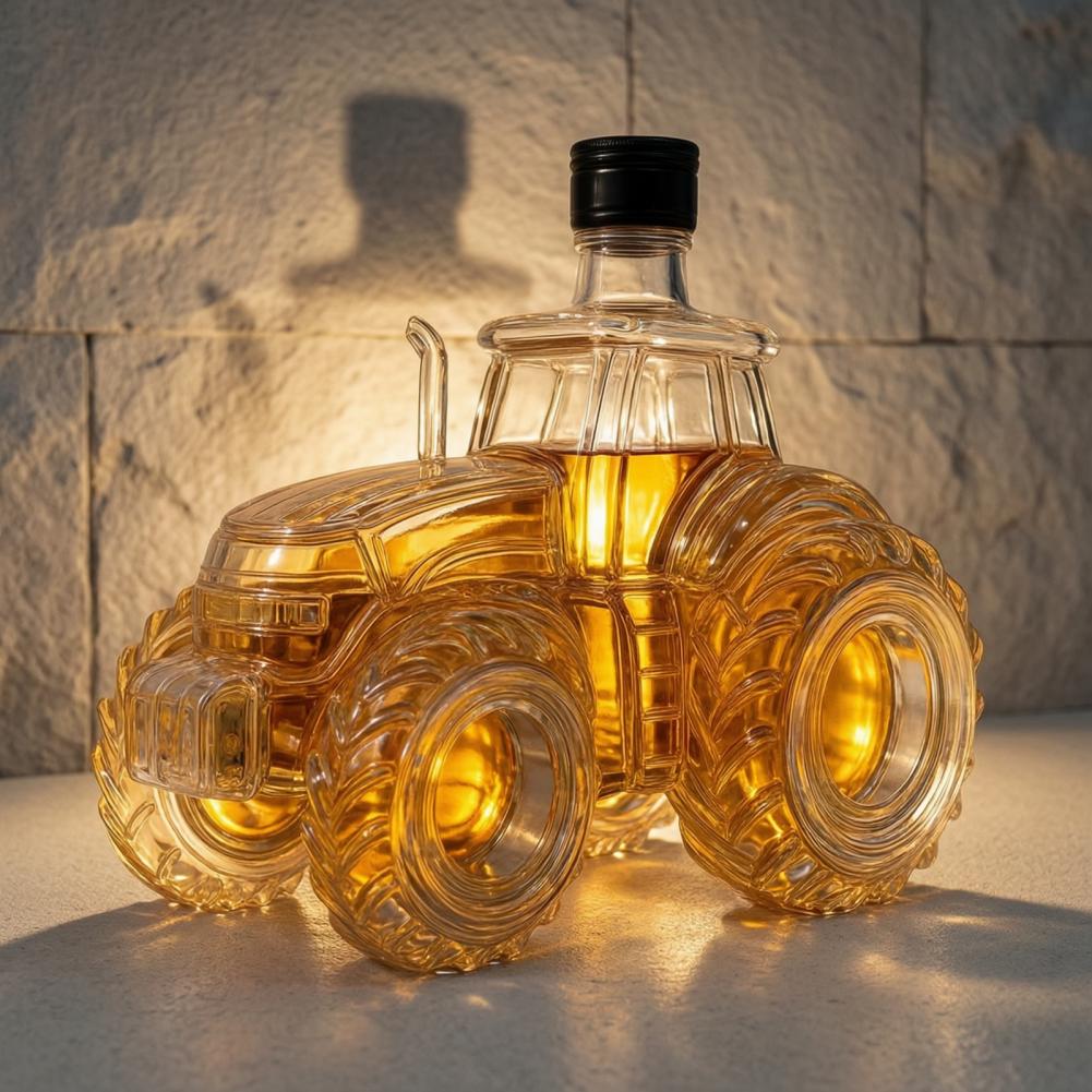 Tractor Shaped Whiskey Glass D - Glass Decanter Whiskey recension och pris