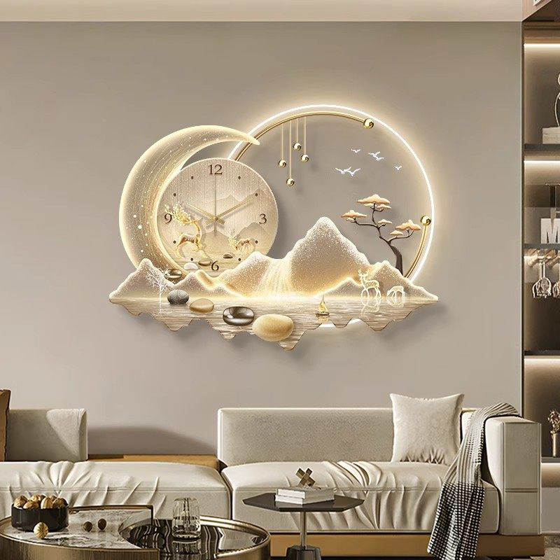 Art Mural Led Clock Wall Luxur - Luxury Lifestyle Aesthetic recension och pris