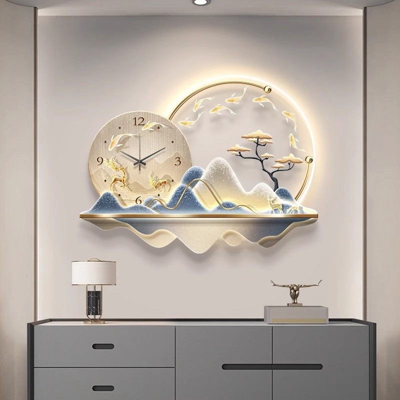 Art Mural Led Clock Wall Luxur - Luxury Lifestyle Aesthetic recension och pris