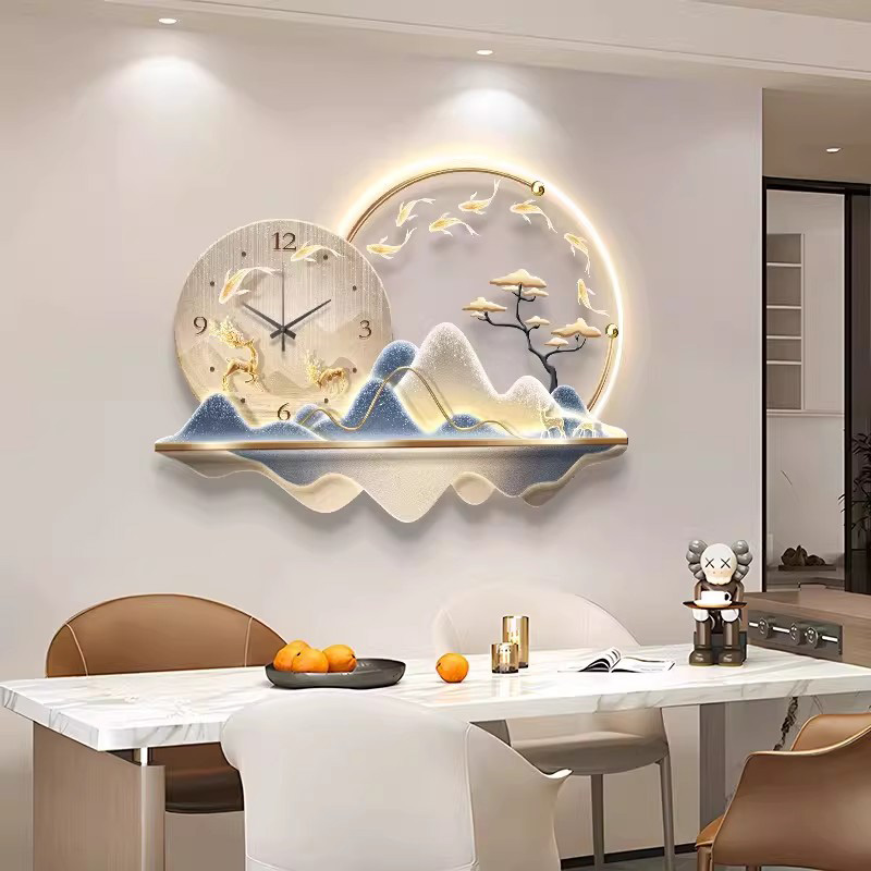 Art Mural Led Clock Wall Luxur - Luxury Lifestyle Aesthetic recension och pris