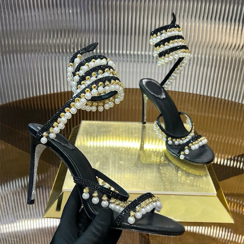 Luxury Rhinestones Pearls Tass - Luxury Lifestyle Shoes recension och pris