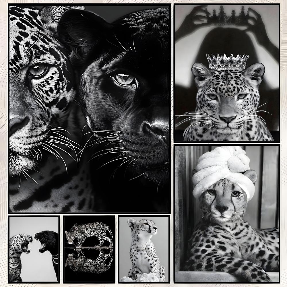 Luxury Black And White Leopard - Luxury Lifestyle Wallpaper recension och pris