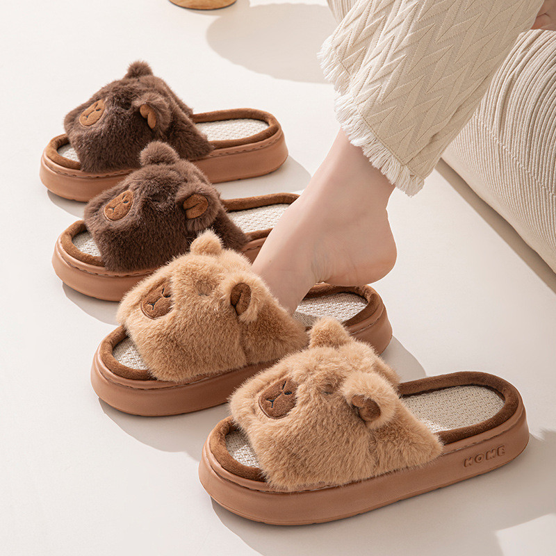 Hemp Cartoon Women's Slippers  - Luxury Lifestyle Shoes recension och pris