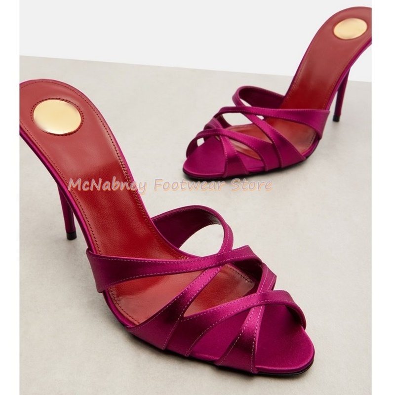 Pointed Stilettos Satin Fabric - Luxury Lifestyle Shoes recension och pris